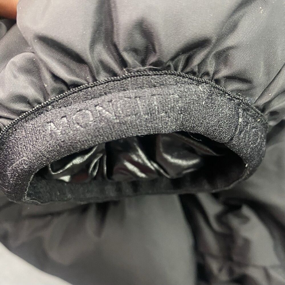 Moncler Blais Jacket Men’s 2 M Black Down Puffer Hooded Coat Winter F20911B54410 - Picture 12 of 16
